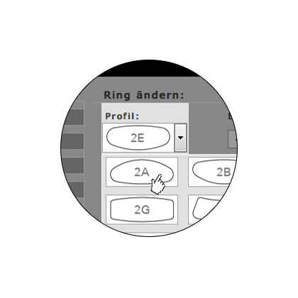 Profiilid kandmismugavusega