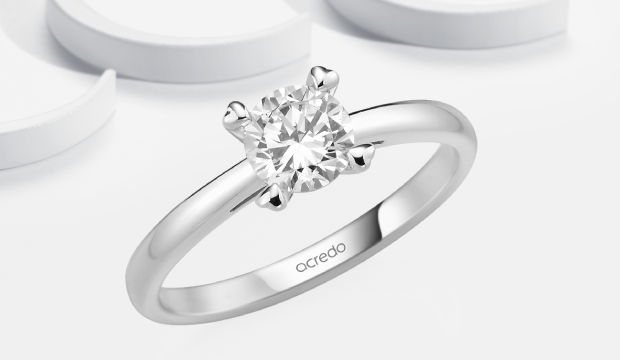 Teemantsõrmused 0,7ct koos sertifikaadiga