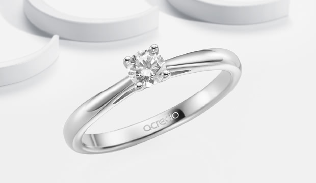 0,25 ct. kihlasõrmus - veerand karaati | acredo