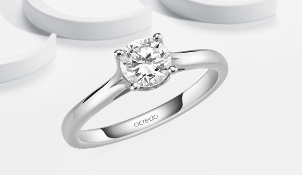 Kihlasõrmused 0,7 ct koos sertifikaadiga | acredo