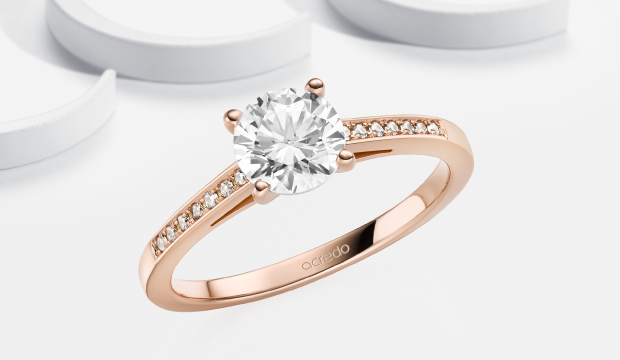 Kihlasõrmused roosakullast