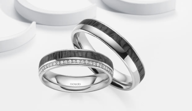 Mustad abielusõrmused | acredo